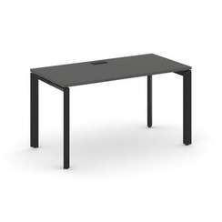 Style Project Стол письменный SN-59P.SP-014 Антрацит/Металл Черный/Черный Заглушка 1580*700*750