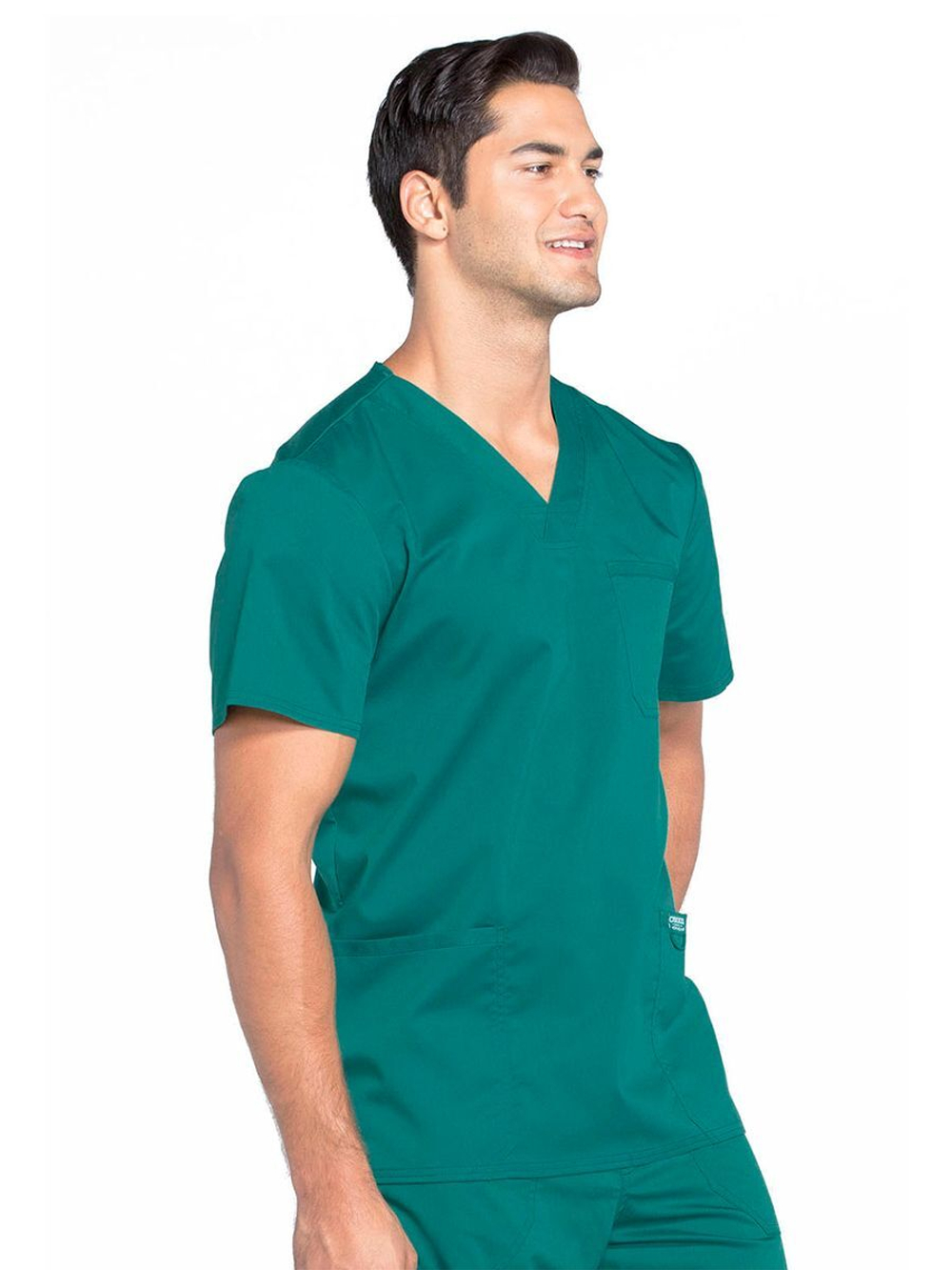 Топ медицинский мужской Cherokee WW Revolution WW690, зелёный, S