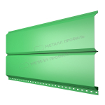 Сайдинг МЕТАЛЛ ПРОФИЛЬ Lбрус-15х240 (ПЭ-01-6002-0.45)  Зеленый лист