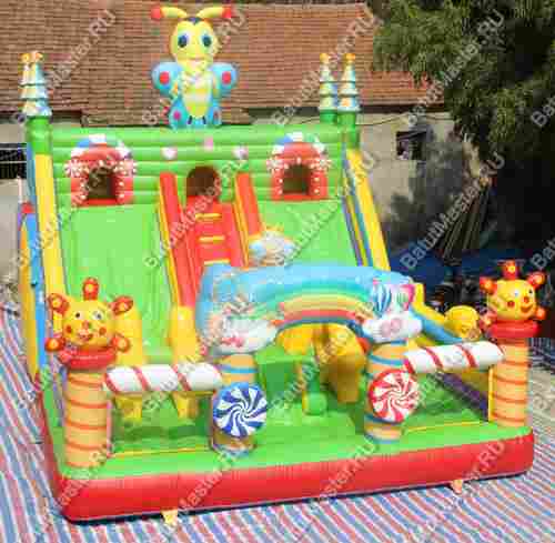 Надувной батут "Пчелиный дом", 8*6*6 м