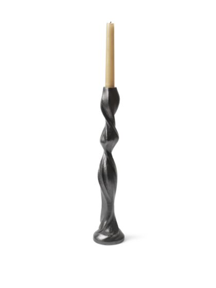 Подсвечник Ferm Living Gale Candle Holder, Large - Blackened Aluminium