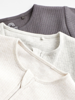 Комбинезон / Cлип для малышей Next D64-603, 3 шт., Бежевый, Серый