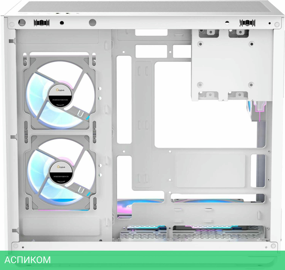 Корпус Ocypus Iota C70 ARGB без БП White (Iota-C70-WHD600XX-GL)