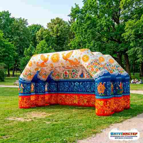 Надувная сцена триколор «Русский праздник», 6×3×3 м