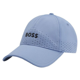 Теннисная кепка BOSS Perforated Gloss Logo - light/pastel blue