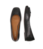 Кожаные балетки georgia TORY BURCH - черный(86721)