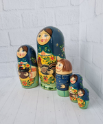 Матрешка "с курочкой" традиция 5мест