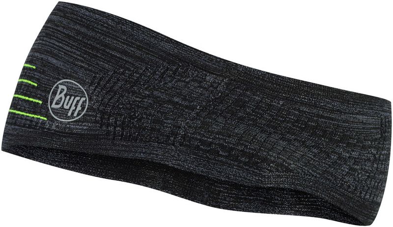 Повязка спортивная светоотражающая Buff Headband Dryflx Black Фото 1