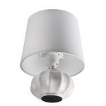 8145/1T MODERNI LN25 000 белый, керамика/текстиль Настольная лампа Е27 1*60W 220V HAMA