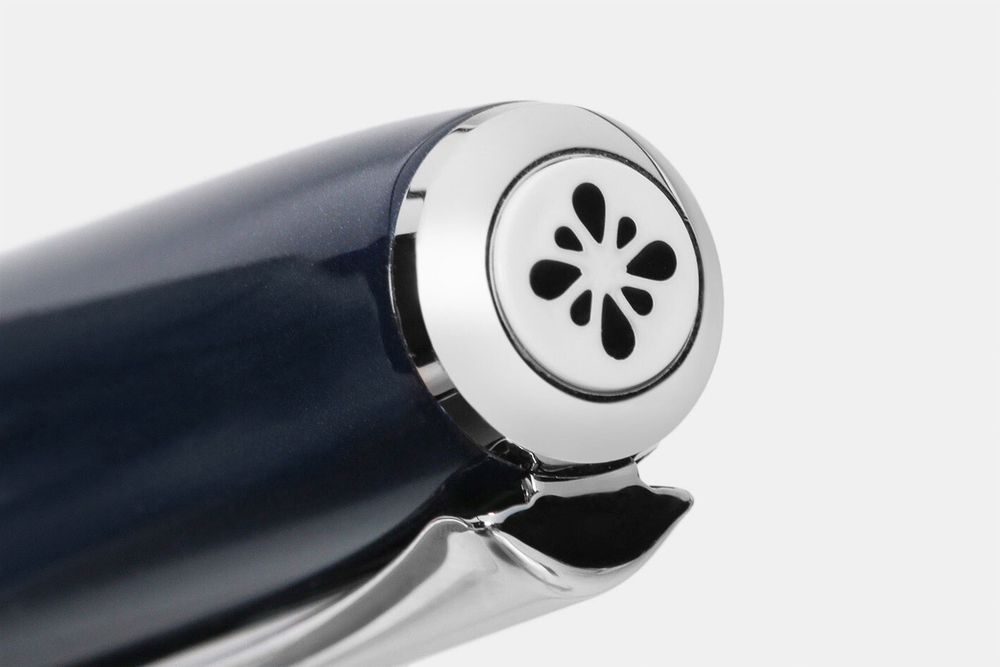 Перьевая ручка Diplomat Excellence A2 Midninht blue chrome M 14ct. (D40209015) 4