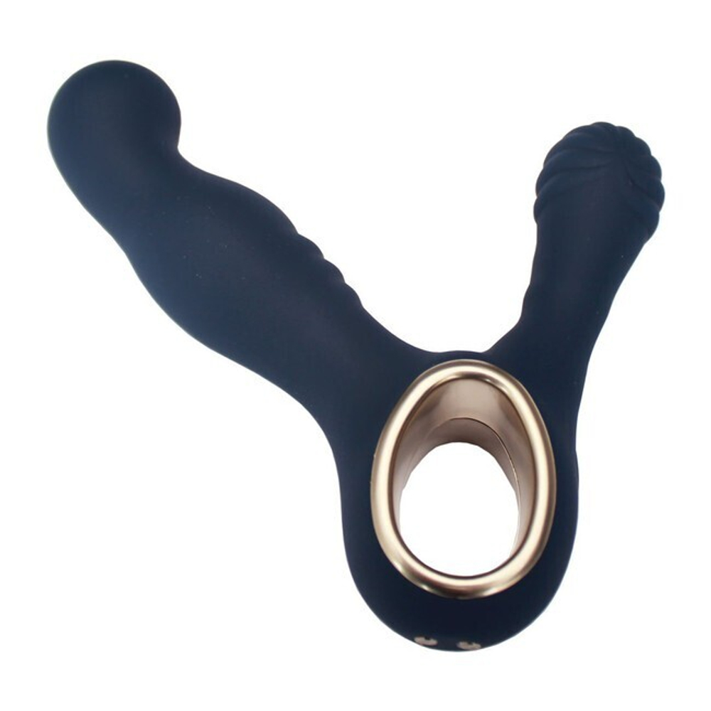 Вибратор стимулятор простаты Lust King ( перезаряжаемый) (Цвет: синий)