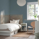 Изголовье кровати - TOLKNING  IKEA/ ТОЛКНИНГ ИКЕА, 100х96 см, бежевый