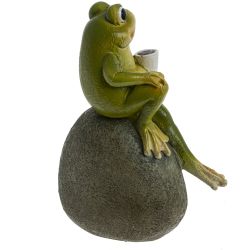 GAEM Фигурка декоративная "Лягушка", L10 W6 H15 см