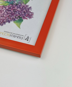 Фоторамка 21х30 см оранжевая, без фактуры, арт. 2130.746773