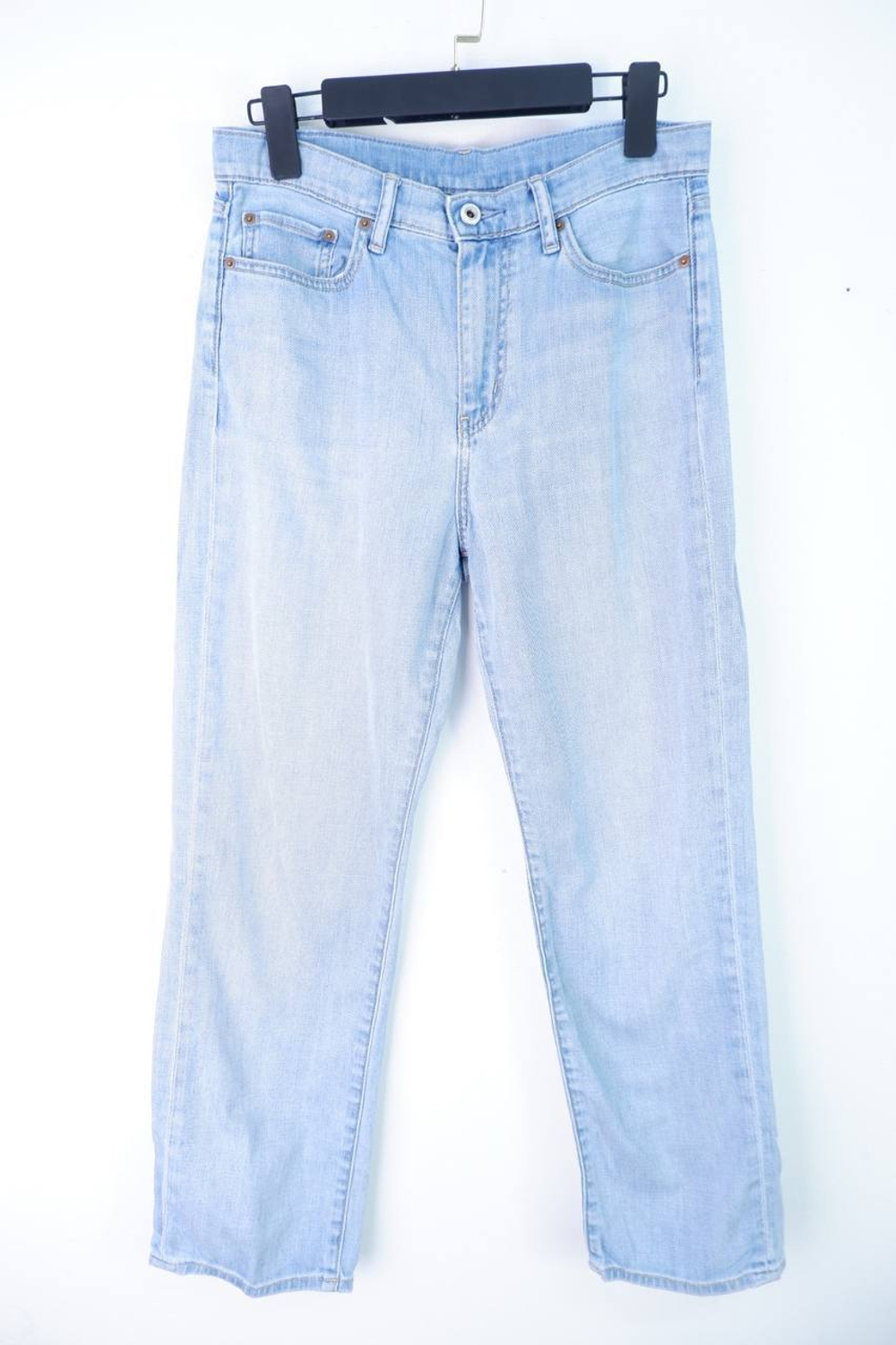 Джинсы свободного кроя, визуально 46 размер