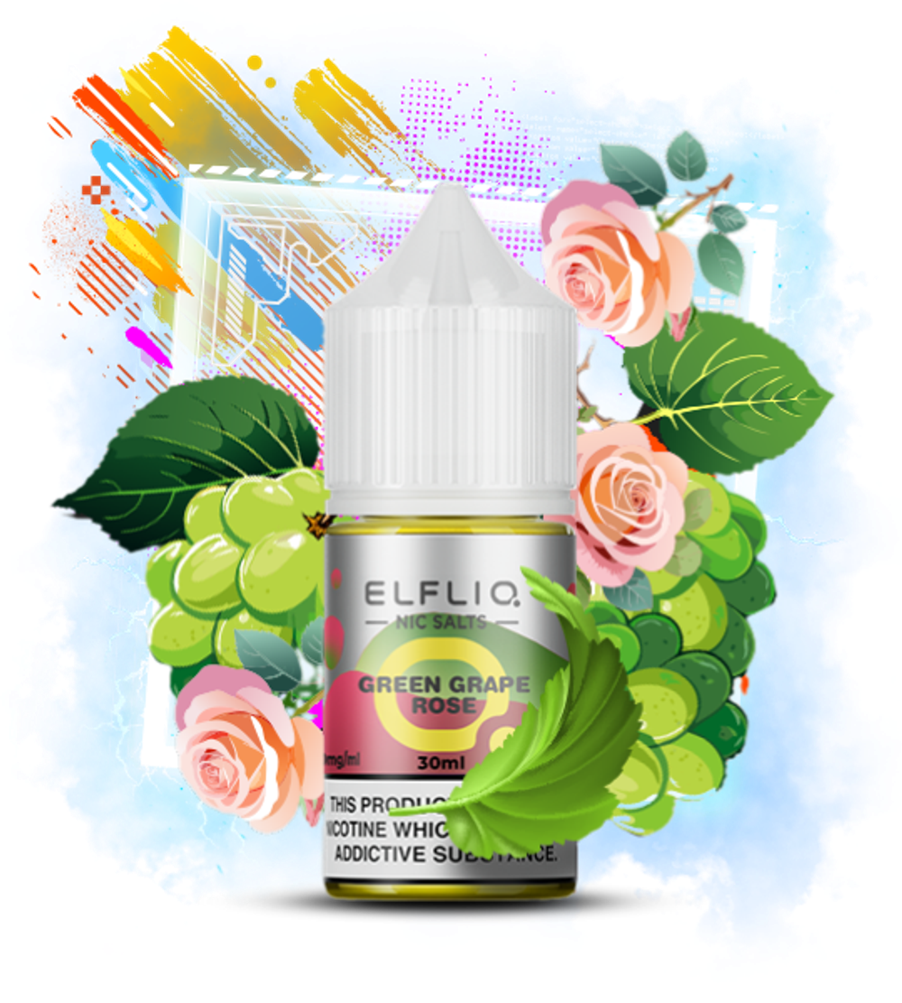 ElfLiq - Green Grape Rose (5% nic, 10ml)