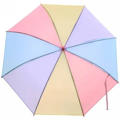 Зонт детский полуавтомат «Ultramarine - Радуга», пастель, 8 спиц, d-92, в сложе. виде 71см●