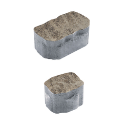 Тротуарная плитка Арена - Листопад гладкий Старый замок, комплект из 2 видов плит