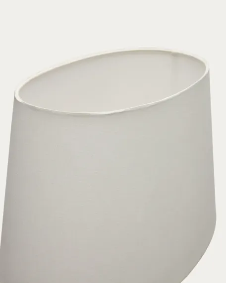 Foixa Металлическая настольная лампа с черной отделкой