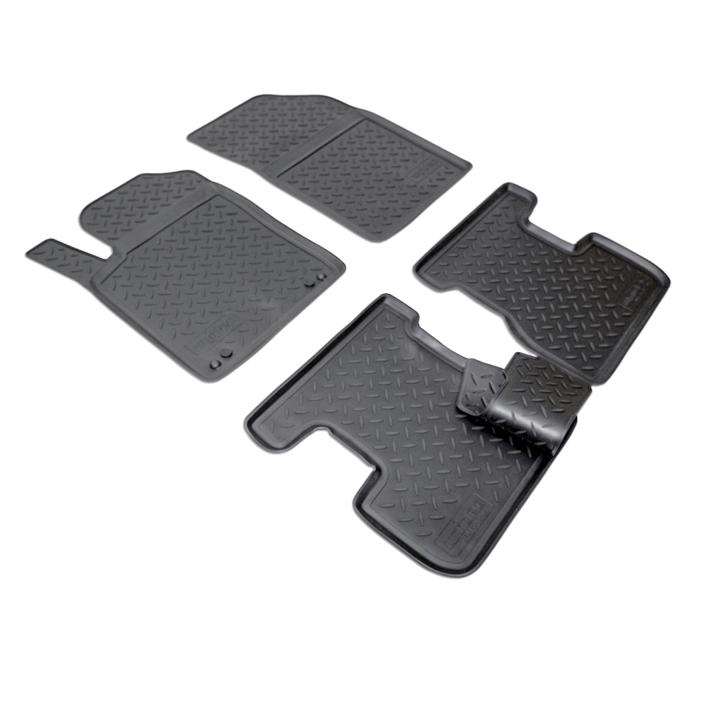 Ковры в салон Norplast/Unidec для Citroen DS3 в кузове S (2010-), Черный, арт.NPL-Po-14-30