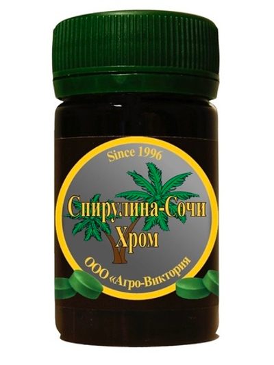 СПИРУЛИНА СОЧИ ХРОМ 60 ТАБЛ