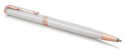 Шариковая ручка Parker Sonnet Slim Pearl White Lacquer PGT