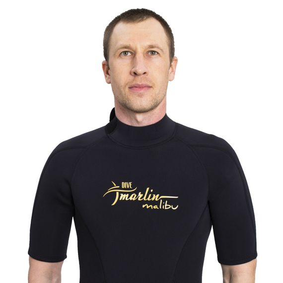Гидрокостюм Marlin Malibu Ultra Shorty Man 2,5 мм Black/Gold