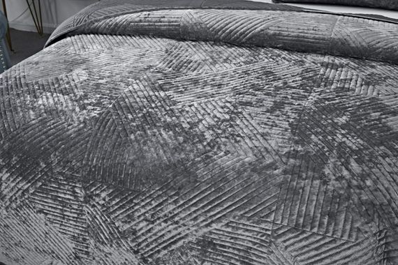 Патрисия (серая) Покрывало 240х260