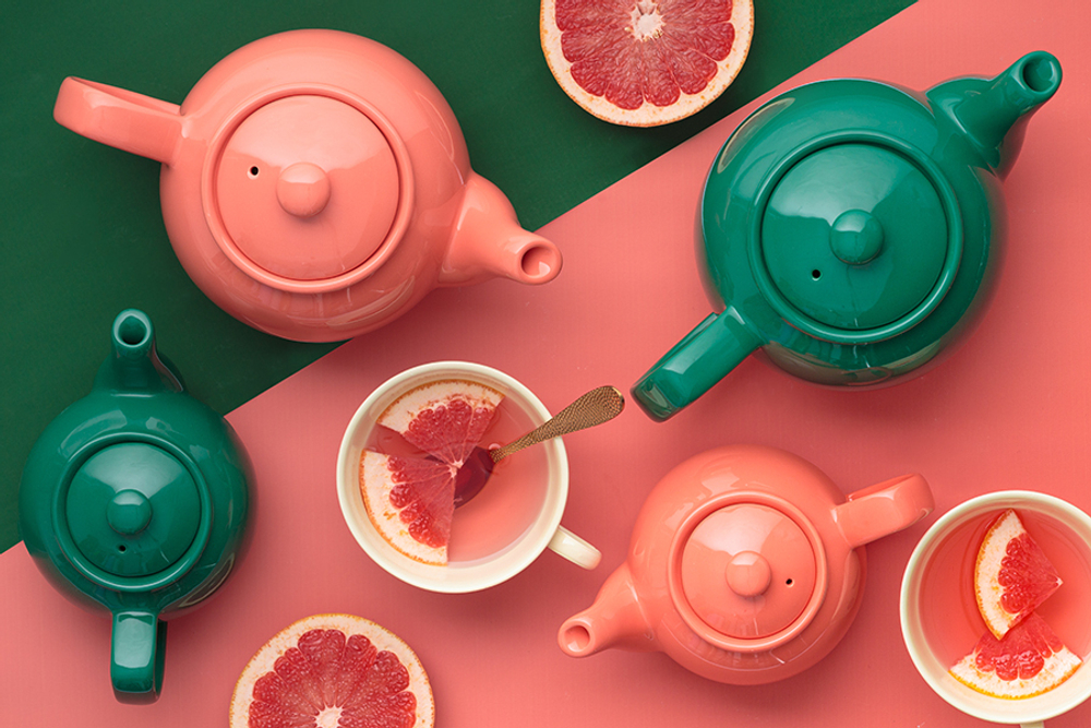 Чайник заварочный bright colours 450 мл фламинго