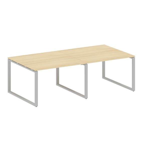 Метал Систем Переговорный стол (2 столешницы) на О-образном м/к БО.ПРГ-2.2