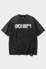 Футболка SHMOT "KIMCHI WIN" GARMENT DYE Черный
