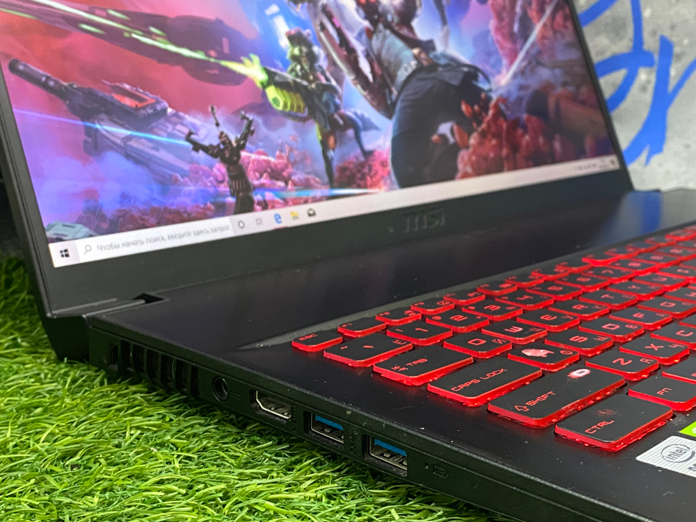 Игровой MSI 17.3' i5-10500H/RTX 3050 4GB/IPS 144Hz/16GB/512GB/ Thin GF75[10UC-048XRU]/Windows 10