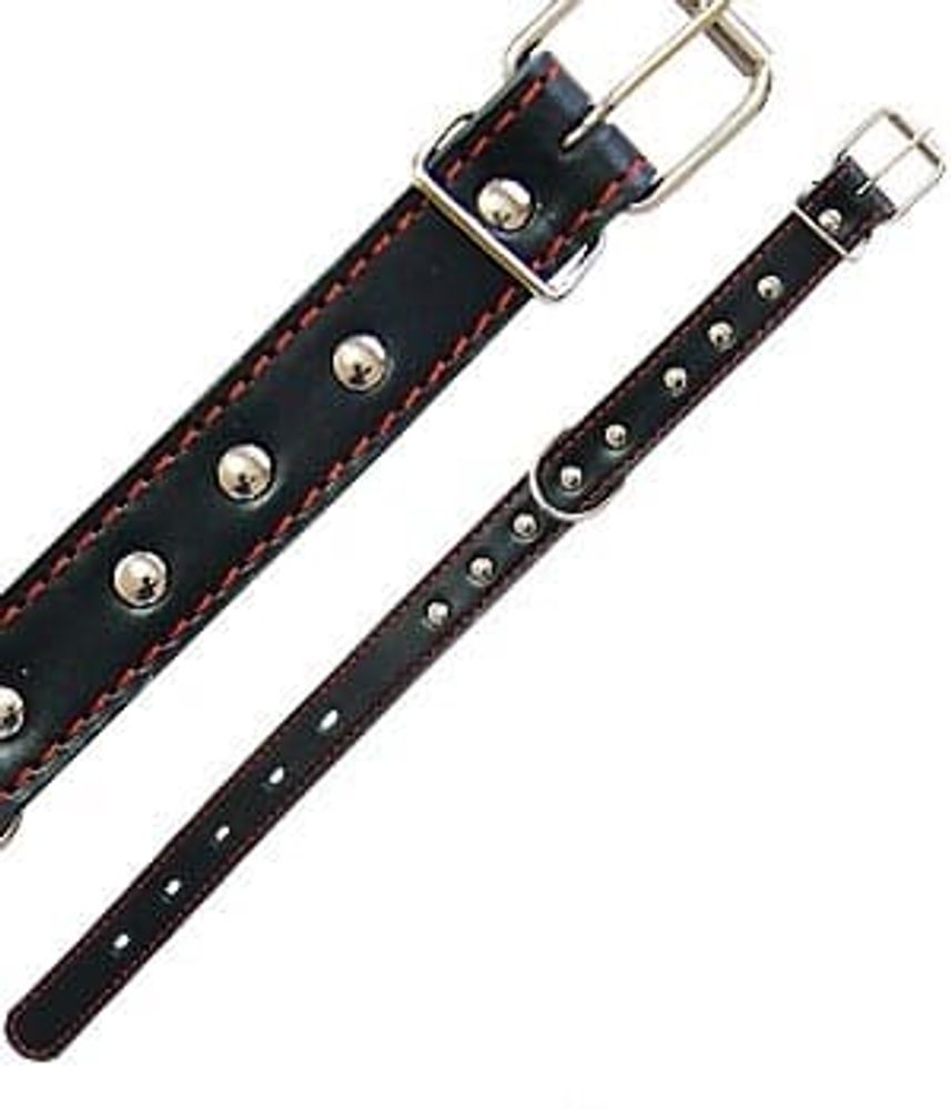 ОШЕЙНИК "BUDDY" 25мм 2сл КОЖА УКР 28-40см В20146 ОШЕЙНИК "BUDDY" 25мм 2сл КОЖА УКР 28-40см В20146