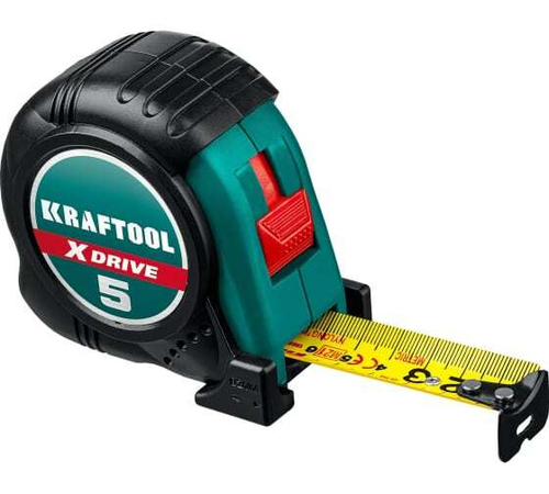 Рулетка 5м 25мм Крафтол X-Drive