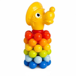 Пирамидка-мини с шариками 8дет. 21см. "Волчонок" (Р.с.)