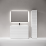 Тумба напольная Sancos Folk Floor 1190х445х850, c двумя ящиками оснащенными доводчиками, Bianco, арт.FL120FW