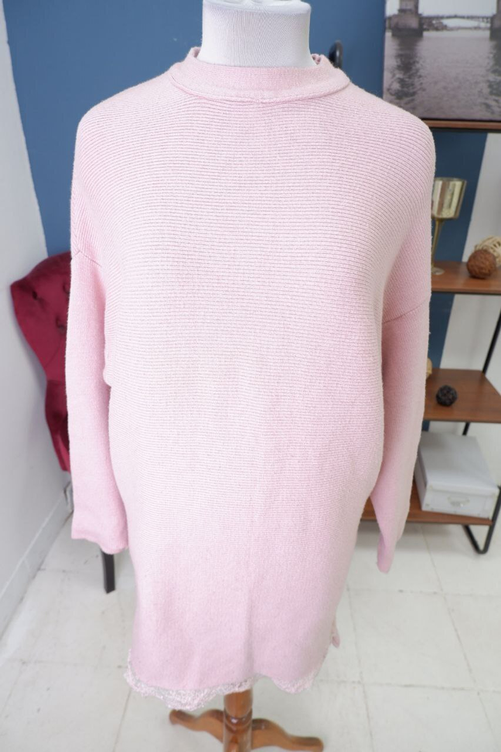 Платье розовое нарядное 50 размер