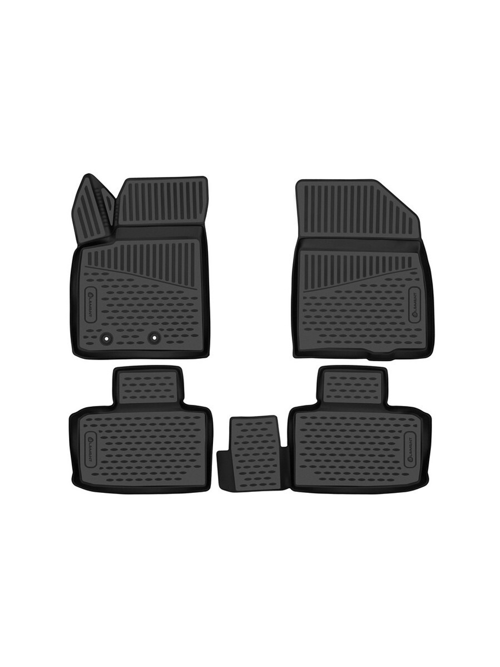 Коврики в салон для Dong Feng Shine MAX 2023- Седан, 4шт. (полиуретан) ELEMENT3DAN0463210K