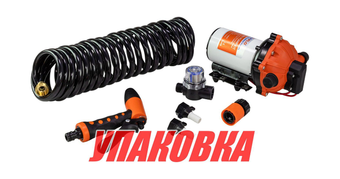 Комплект помывочный SeaFlo, 12 В, 18.9 л/мин, 70 PSI (4.8 бар) (упаковка из 4 шт.)