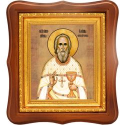 Иоанн Заседателев священномученик. Икона на холсте.