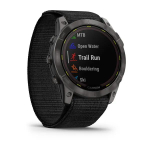 Мультиспортивные часы Garmin Enduro 2 угольно-серый DLC титановый с нейлоновым ремешком UltraFit 010-02754-01