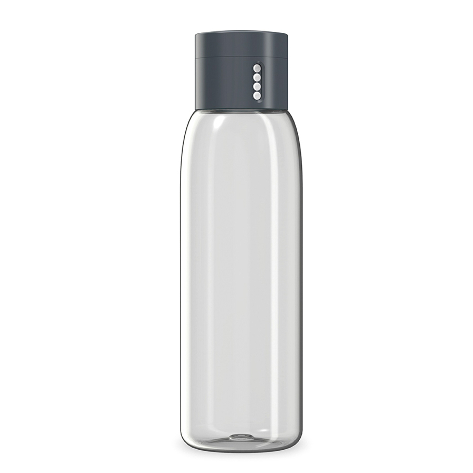 Бутылка для воды Dot 600 мл серая, Joseph Joseph