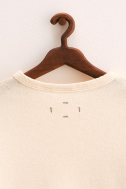 ZARA TIMELESS - ОДНОТОННАЯ ХЛОПКОВАЯ ФУТБОЛКА, ЭКРЮ