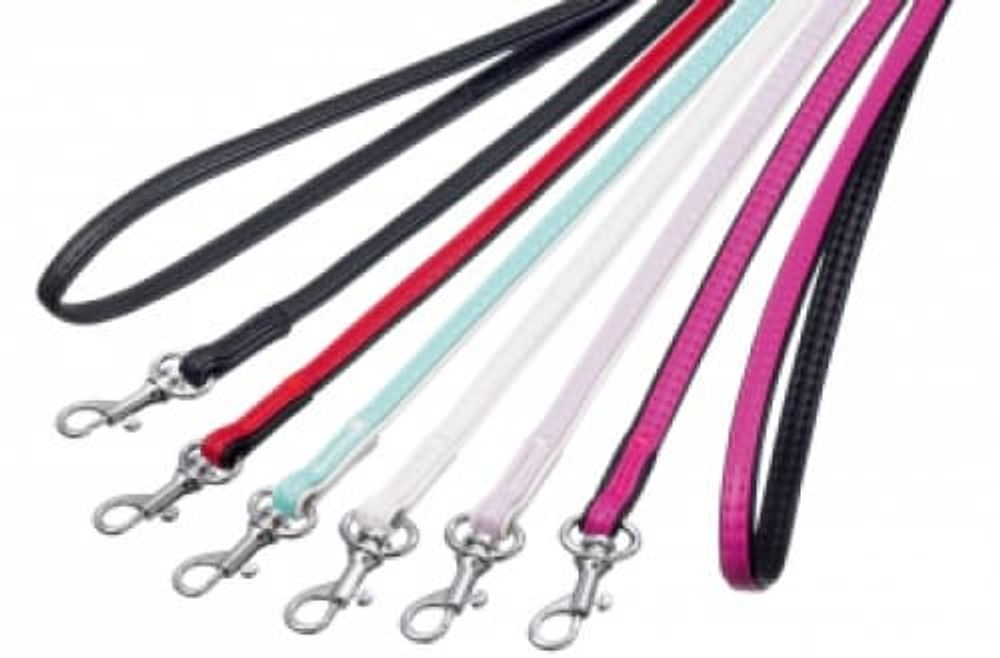 Поводок ART LEATHER+ PARIS красный, длина 100см ширина 18мм