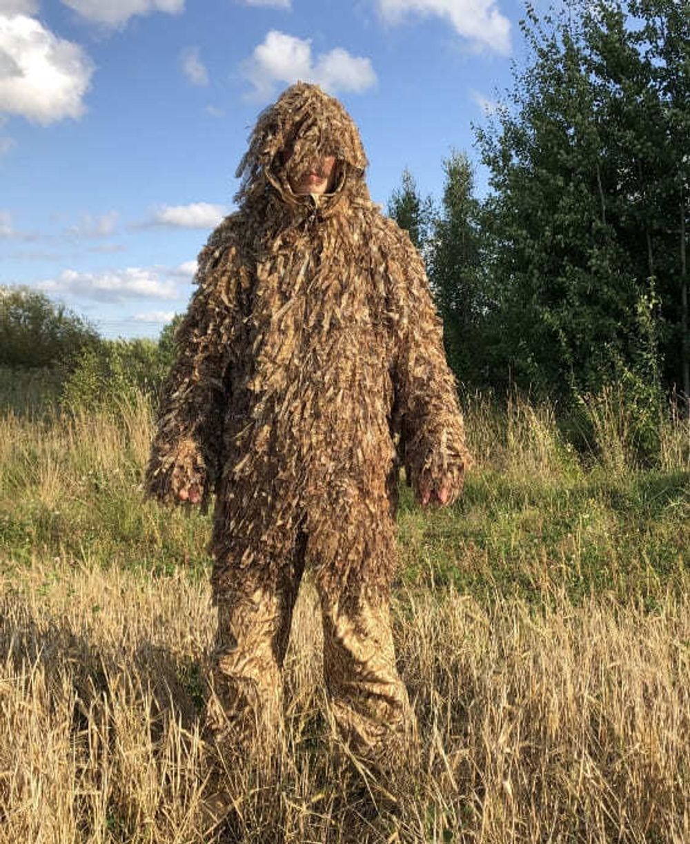 Халат маскировочный "Леший ULTRA MX19" North Way, цвет: темный камыш