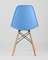 Стул Eames Style DSW голубой (разборный каркас)