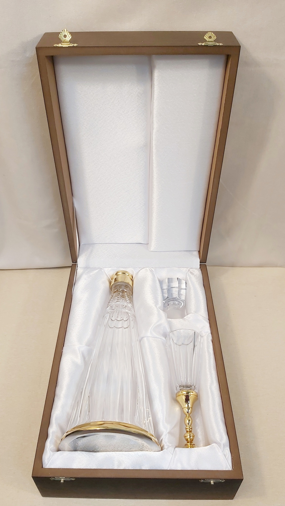 Набор из хрусталя c золотым декором "Эгоист"