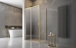 Душевой уголок Radaway Idea Gold KDJ 120х100 L стекло прозрачное/профиль золото