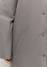 Тренч однобортный утепленный