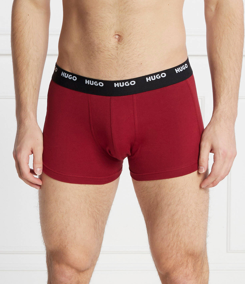 Трусики-боксеры 5шт. trunk Hugo Bodywear - бордовый(50479944)